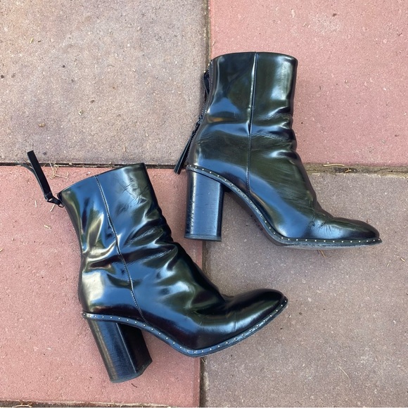 rag & bone Shoes - Rag & Bone studded black boots size 7.5